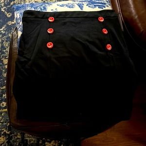 Navy Sailor Pinup Style Skirt NEW M/L